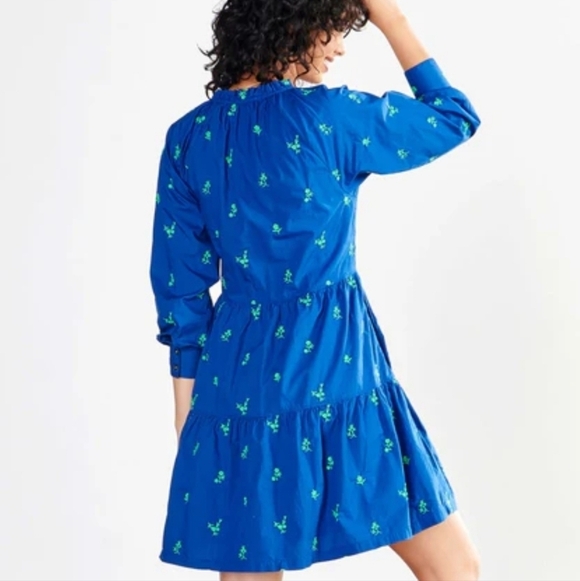 Hatley Maddy Popover Embroidered Flower Dress - Picture 6 of 14